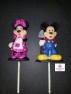 553sp Farmer Famous Male and Female Mouse Chocolate Candy Lollipop Mold